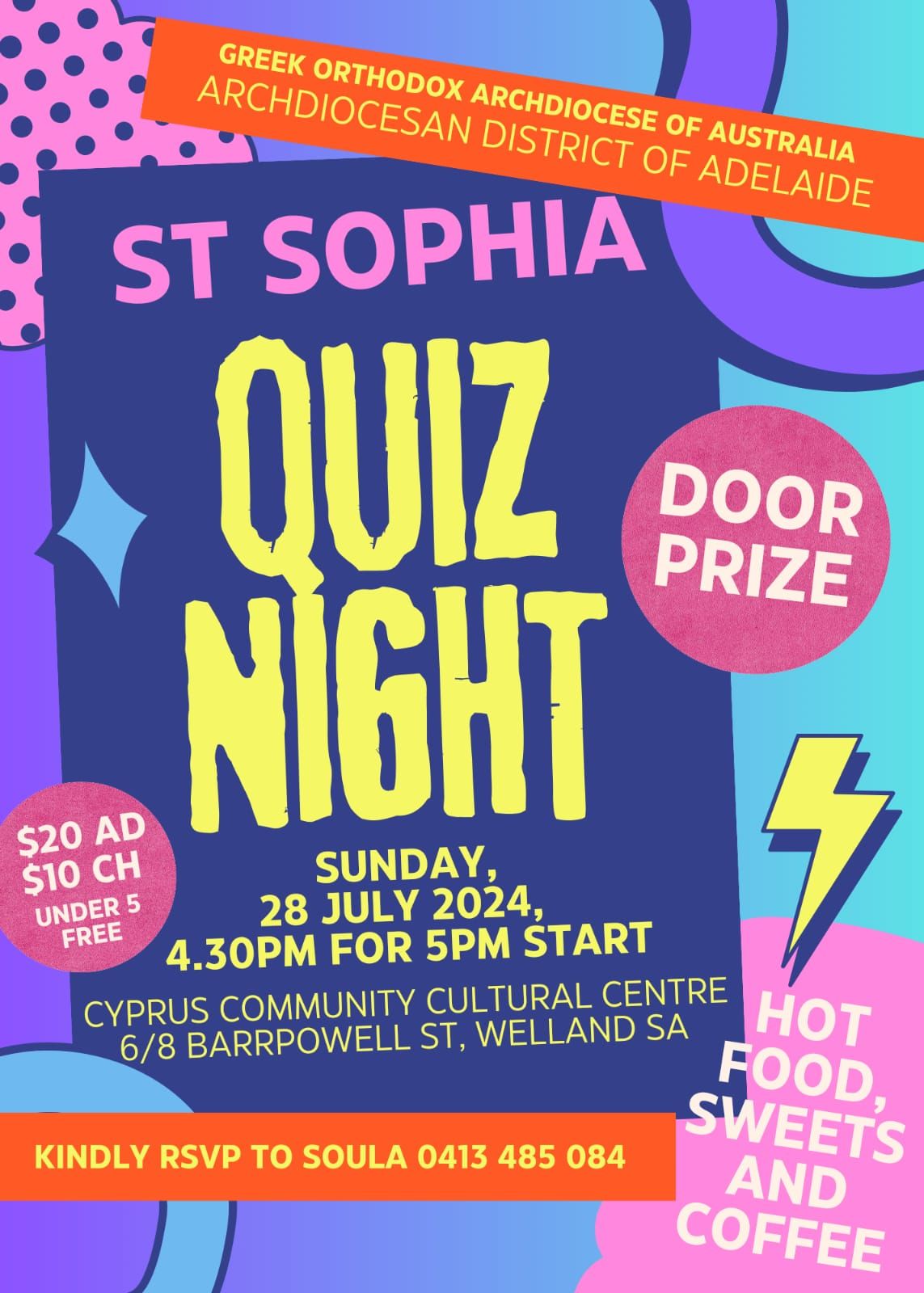 St Sophia Quiz Night