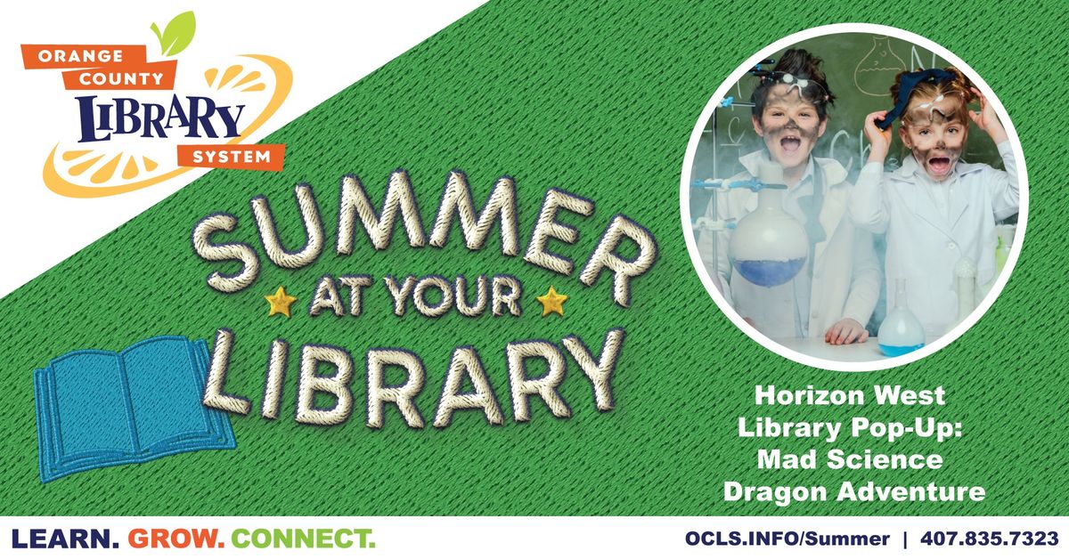 Library Pop-Up: Mad Science Dragon Adventure