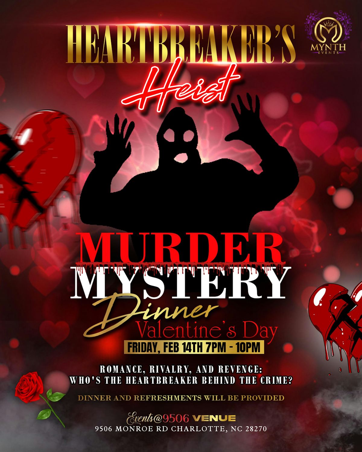 Heartbreaker\u2019s Heist: M**der Mystery Dinner