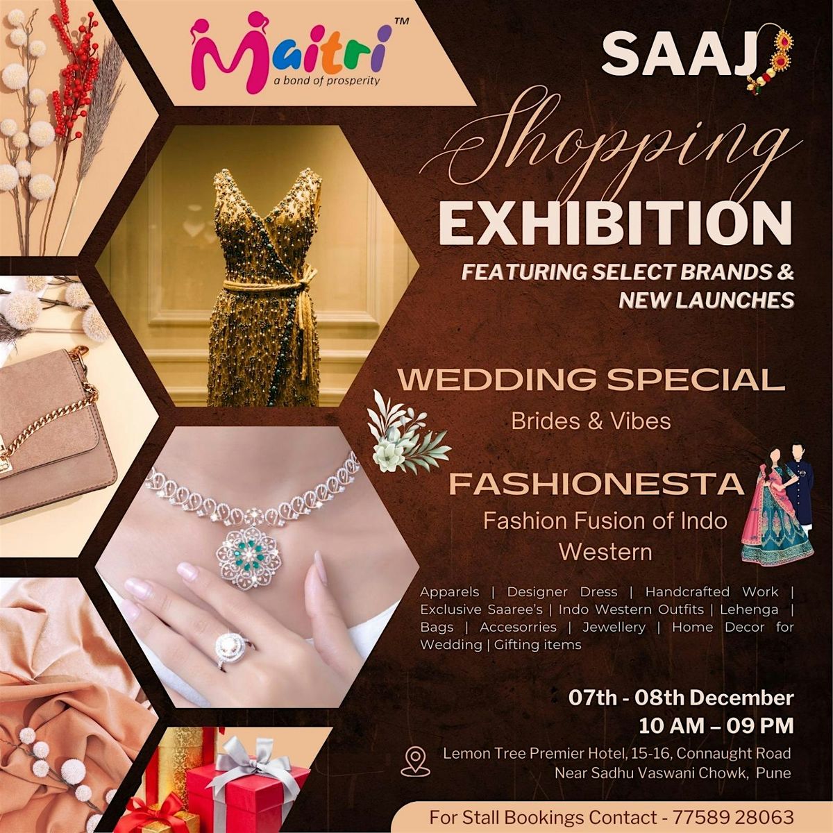 SAAJ - Wedding Special - Fashionesta Indo Western collection