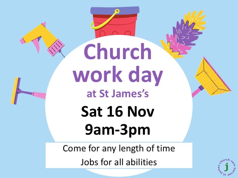 Church Work Day at St James