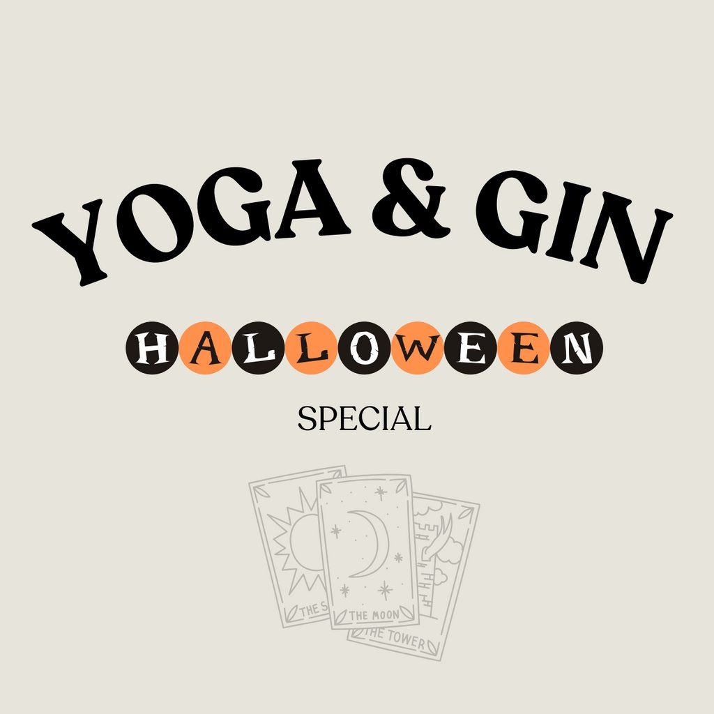 Halloween yoga + gin