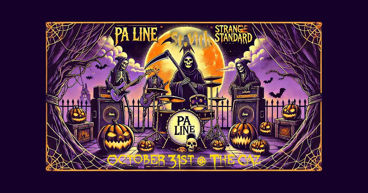 Halloween at The Caz featuring PA LINE, St. Vith, Strange Standard