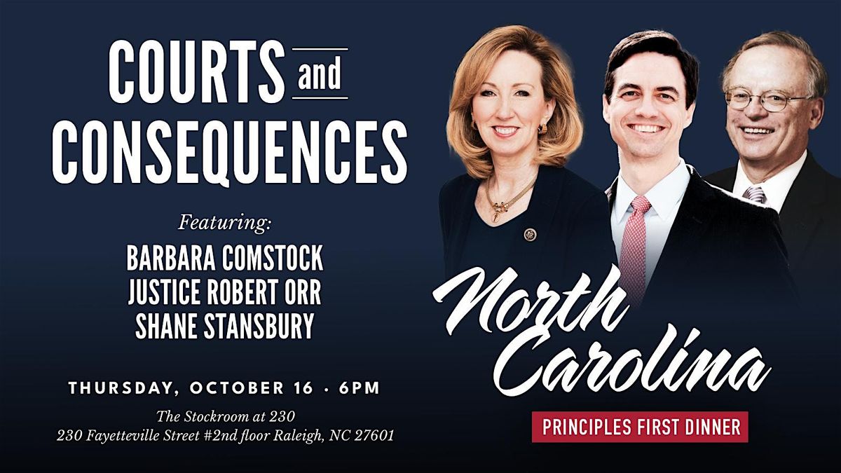 Principles First Dinner in Raleigh