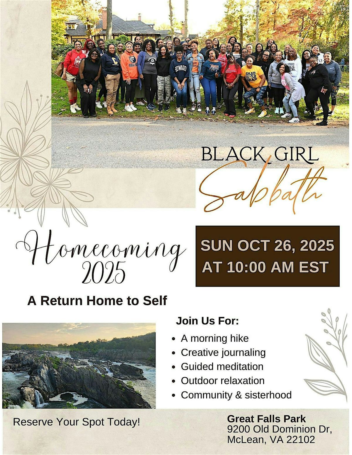 Black Girl Sabbath Homecoming 2025 Hike