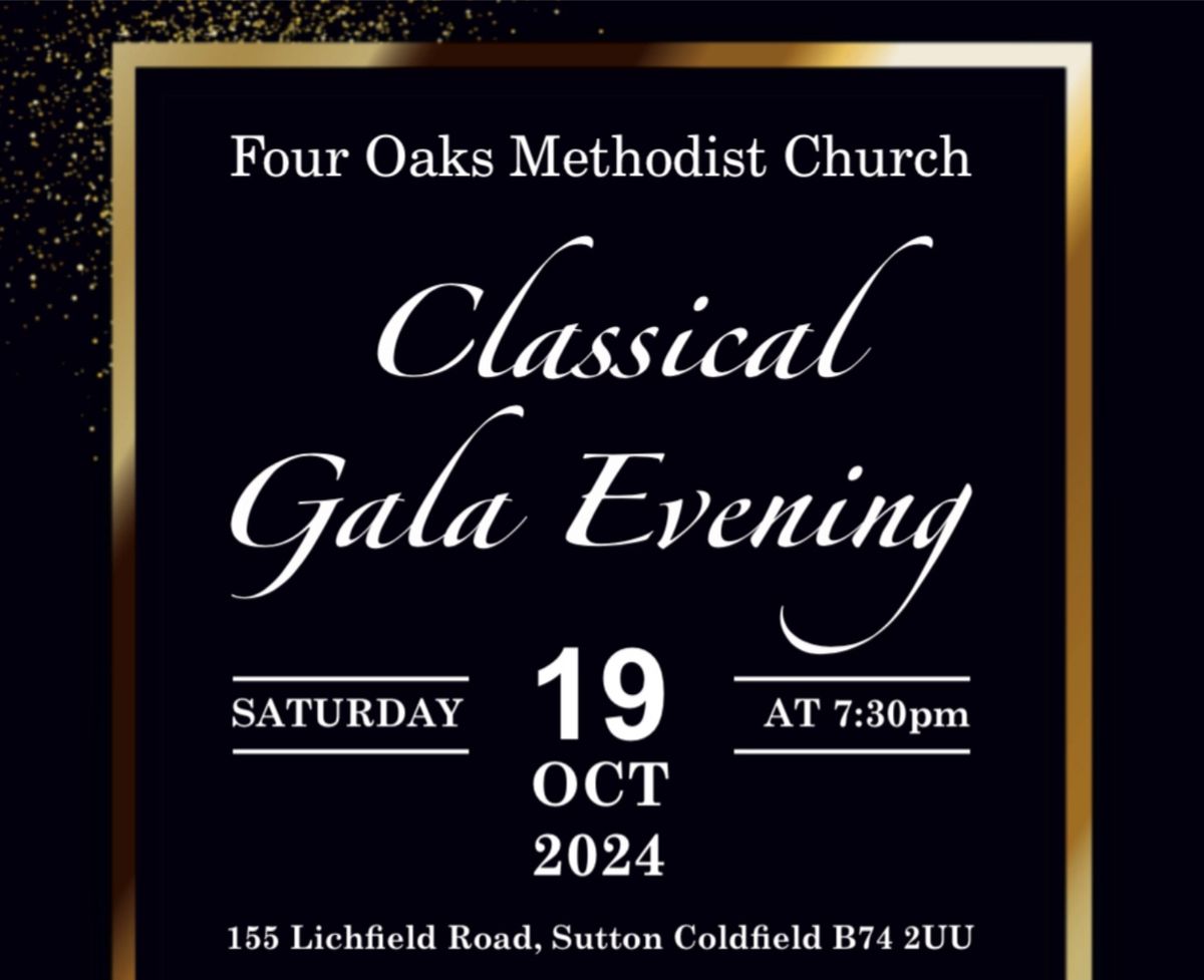 Classical Gala Evening at Four Oaks Methodist Church