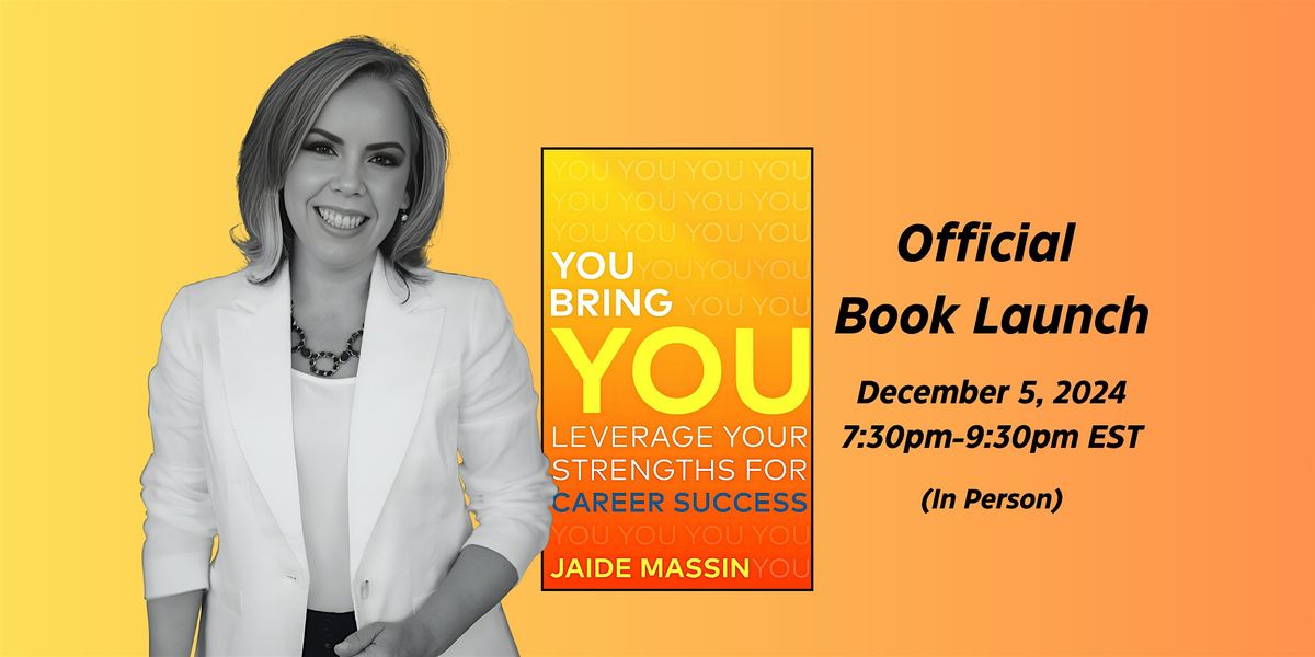 "You Bring You" Book Launch- In Person