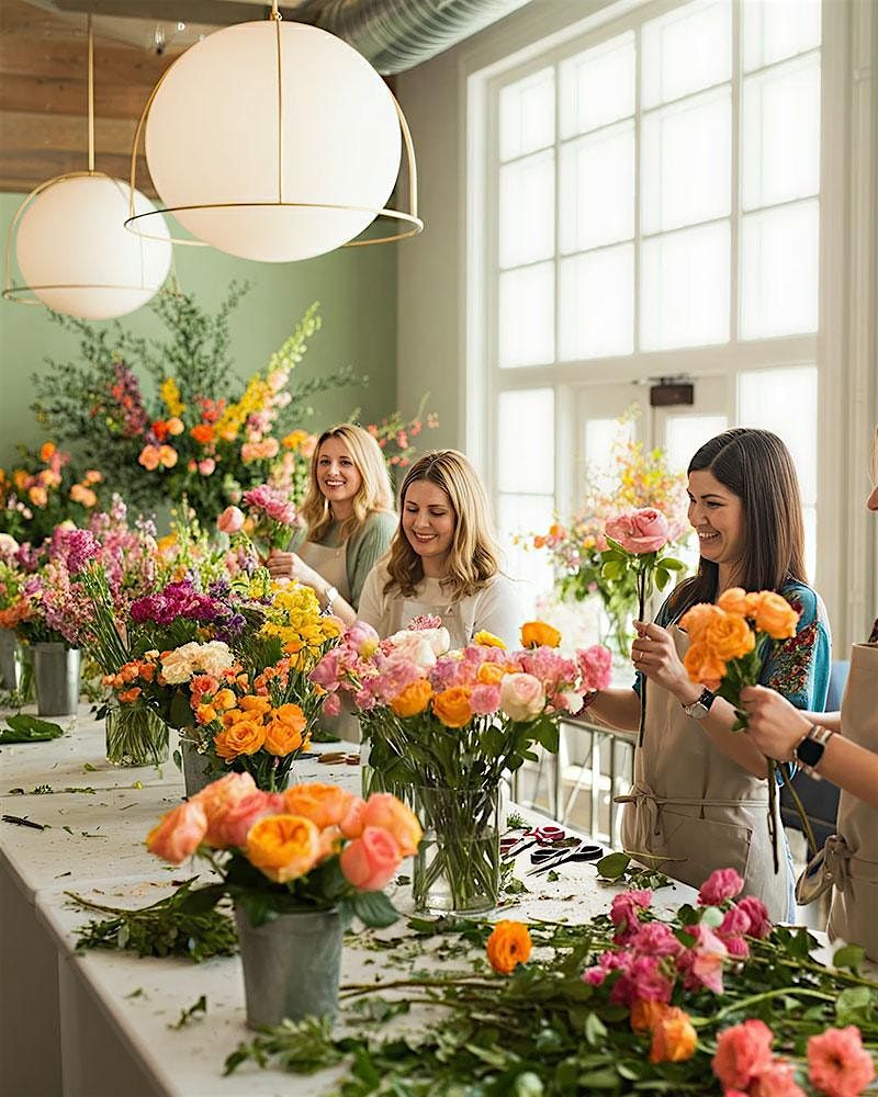 Interactive Floral Centerpiece Creating Class