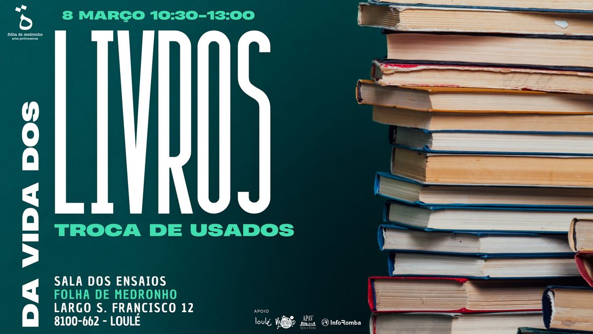 \u201cDa vida dos livros\u201d - troca de livros usados