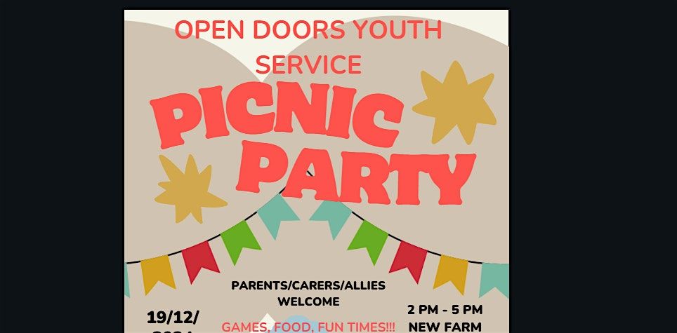 Open Doors Youth Service Picnic Party!