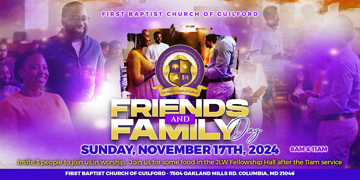 FBCoG Friends and Family Day