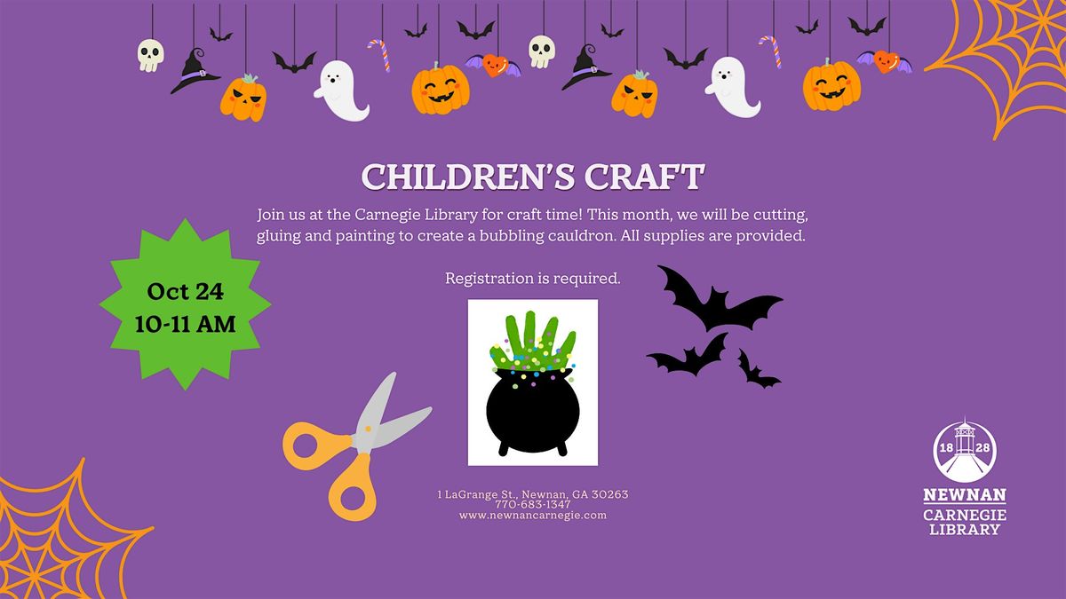 Children's Craft: Bubbling Cauldron
