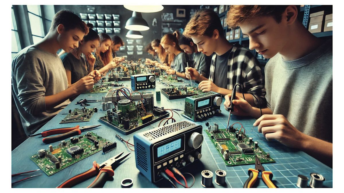 Fab Lab Summer Camp: Build Your Own FM Stereo: Soldering & Electronics