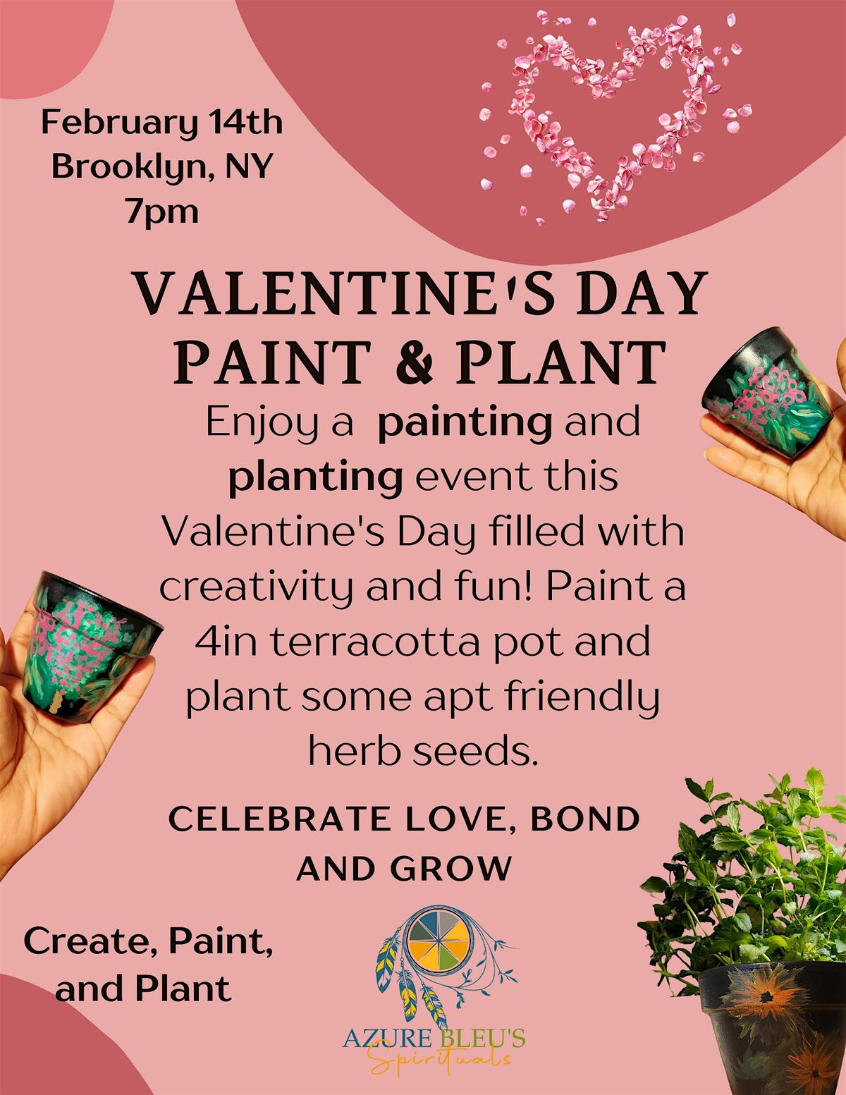 Valentine's Day Paint & Plant