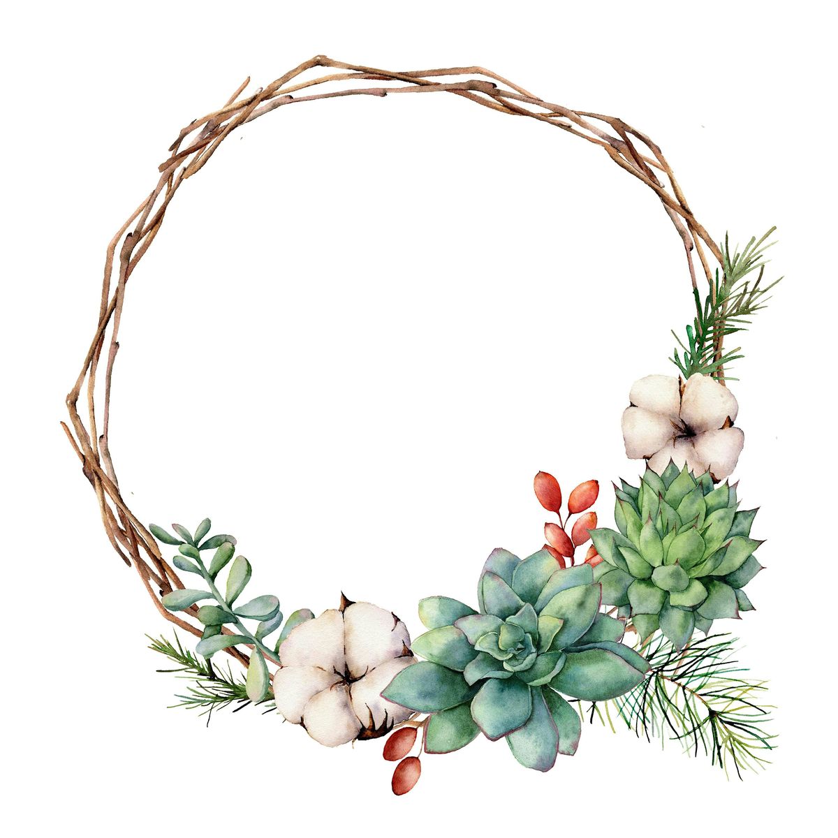 Urban Gardens - Design your own Succulent Wreath