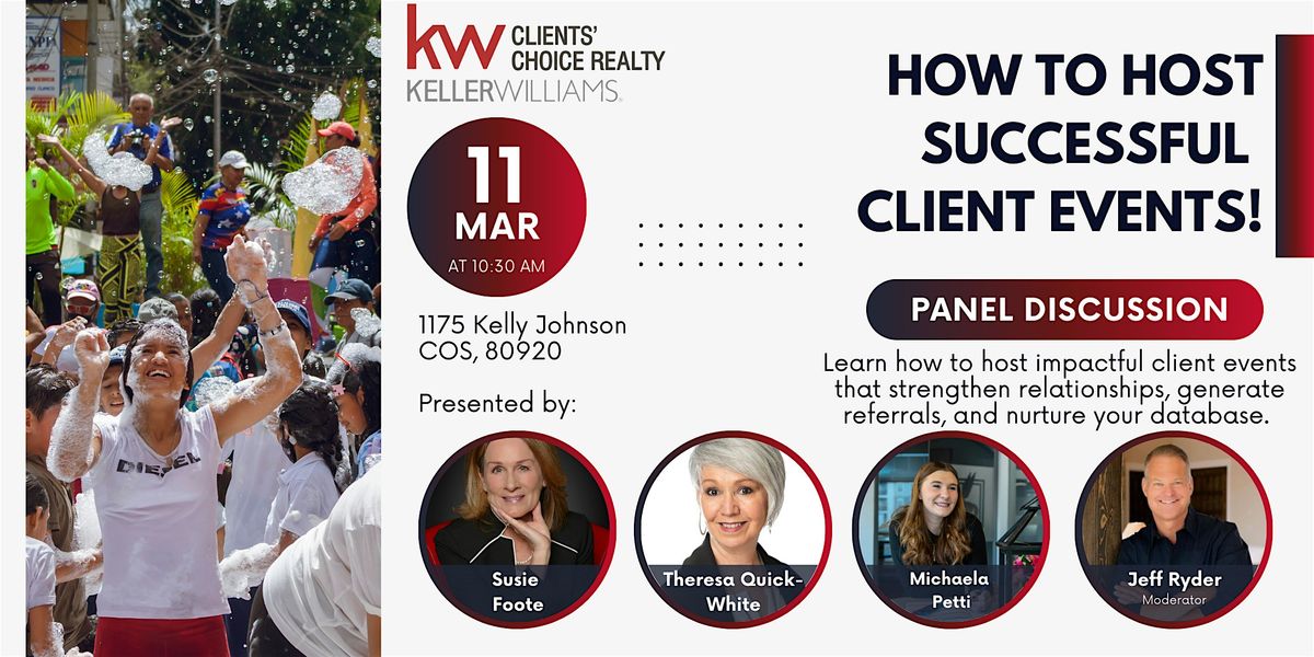 Panel: How to Plan and Host Client Events