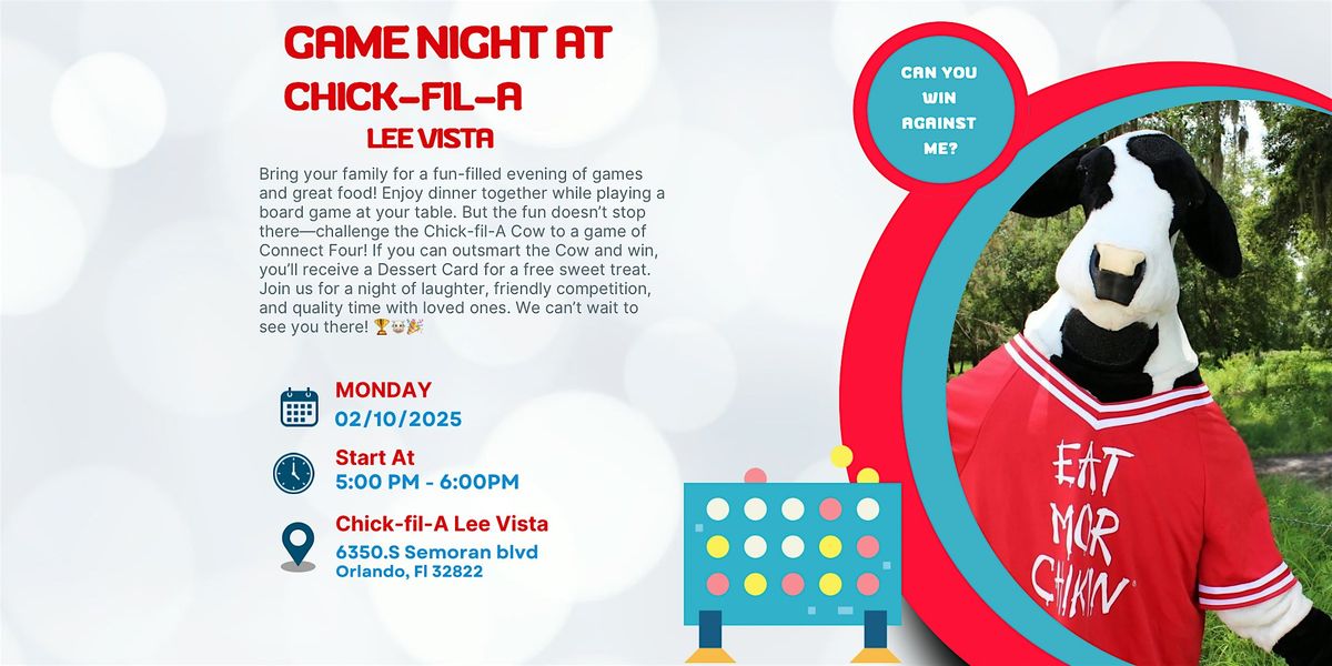 Game Night at Chick-fil-A Lee Vista