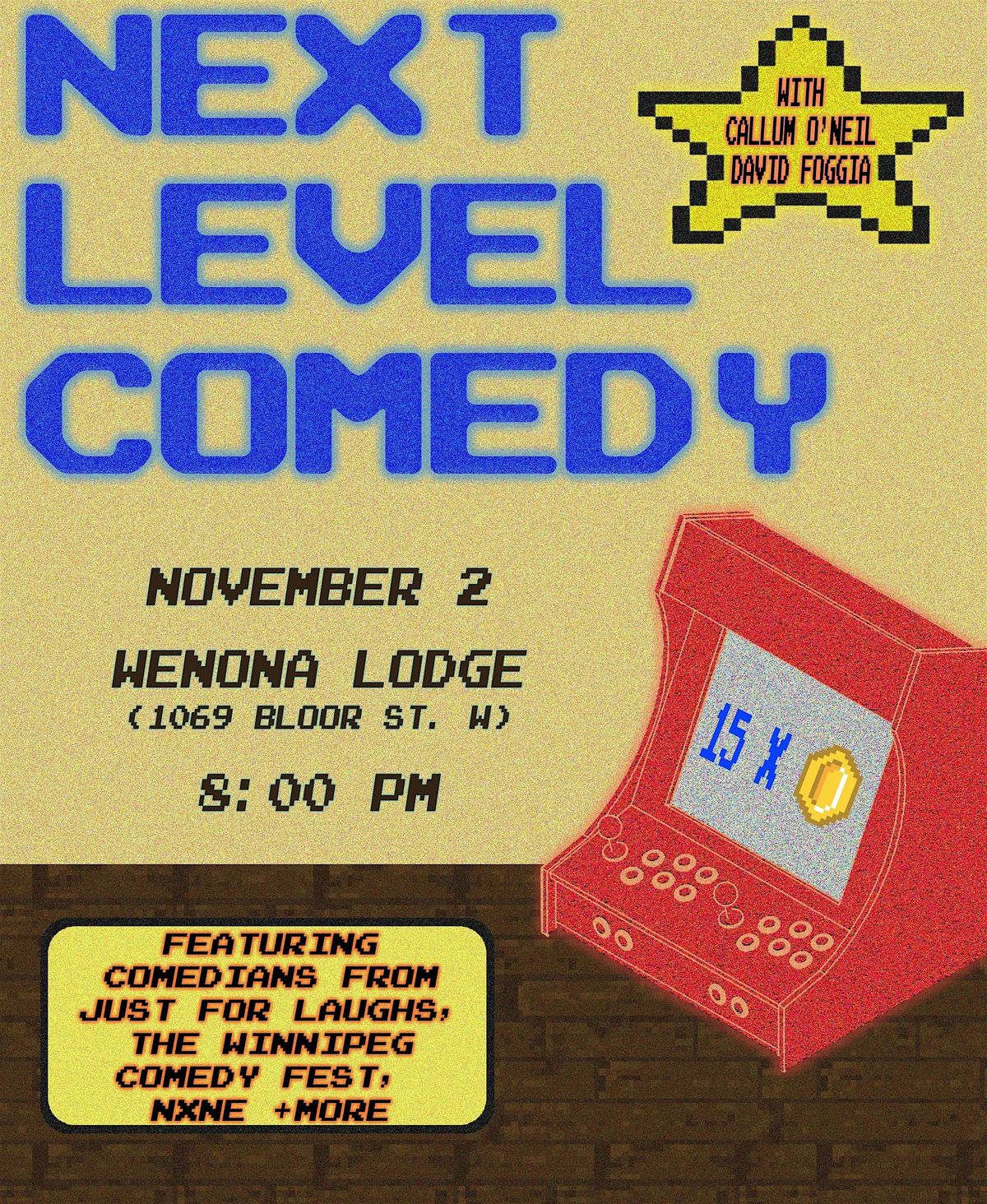 Next Level: Sunday Comedy at Wenona