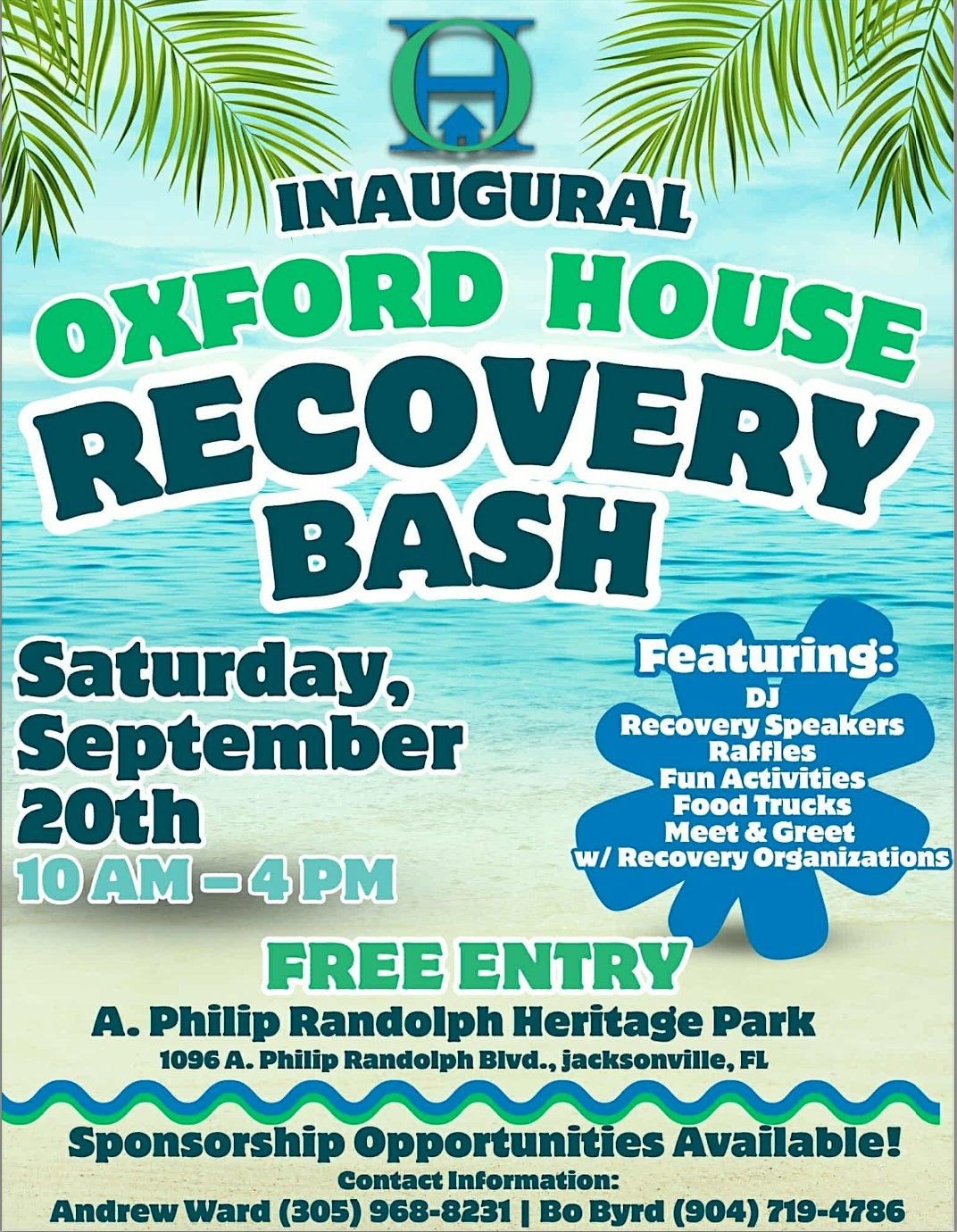 Inaugural Oxford House Recovery Bash
