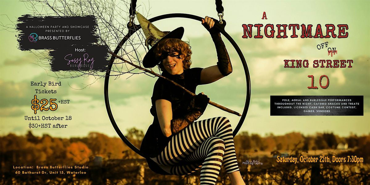 A Nightmare on King Street 10: Brass Butterflies Halloween Party & Showcase