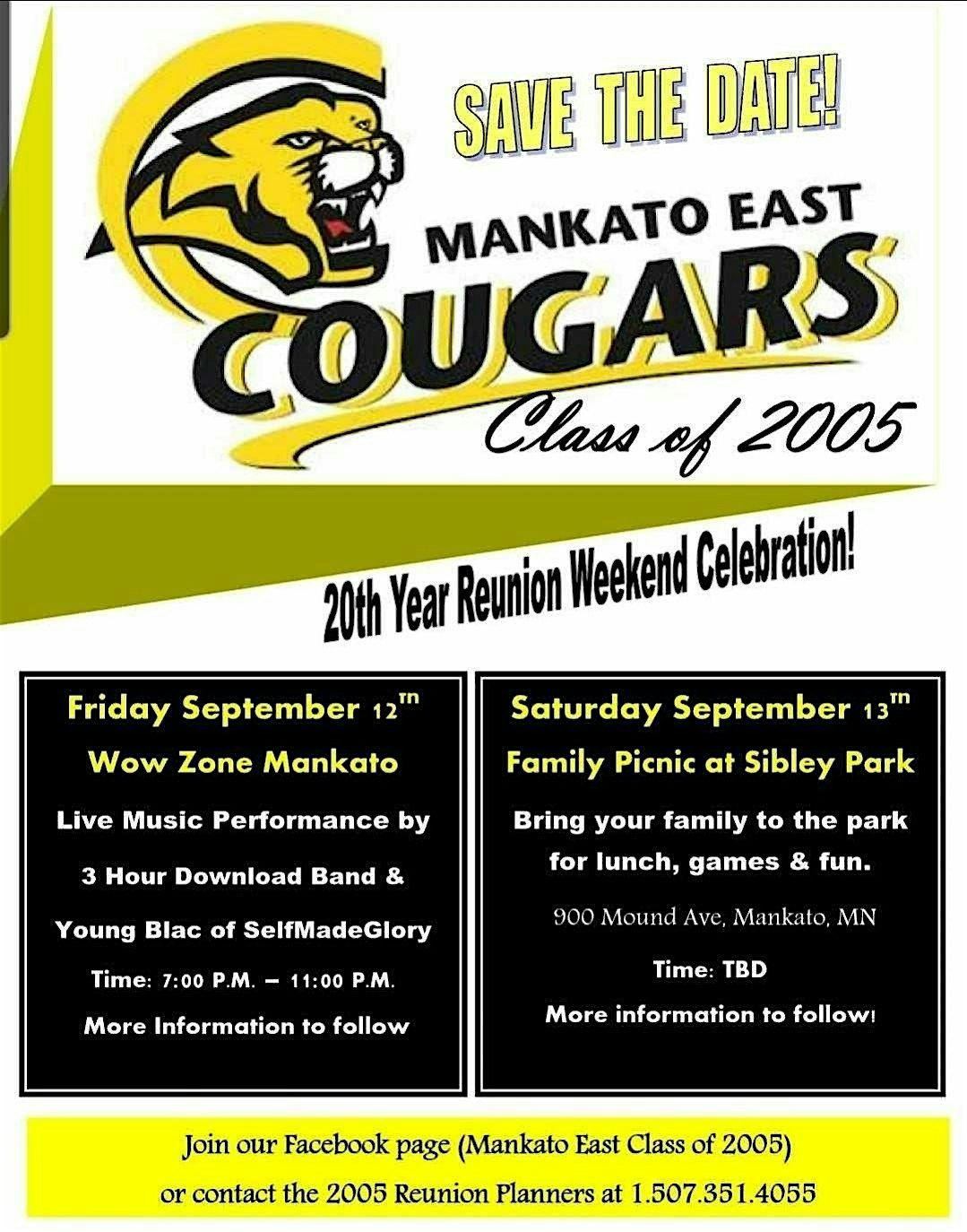 2005 Mankato East High School 20 Year Reunion - Live Music at Wow! Zone