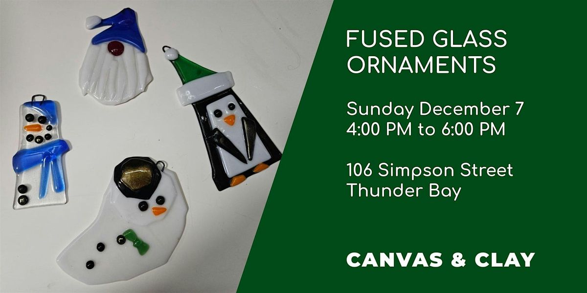 Fused Glass Ornaments