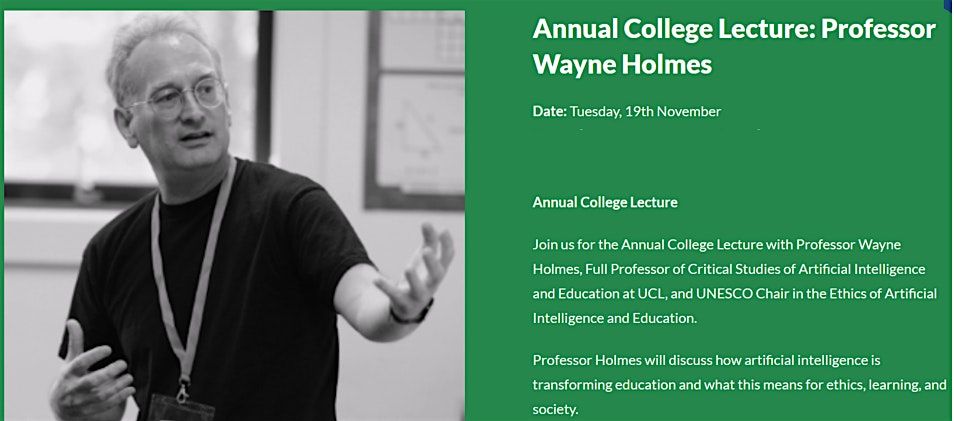 College of Social Sciences and Law  Annual Lecture 2025