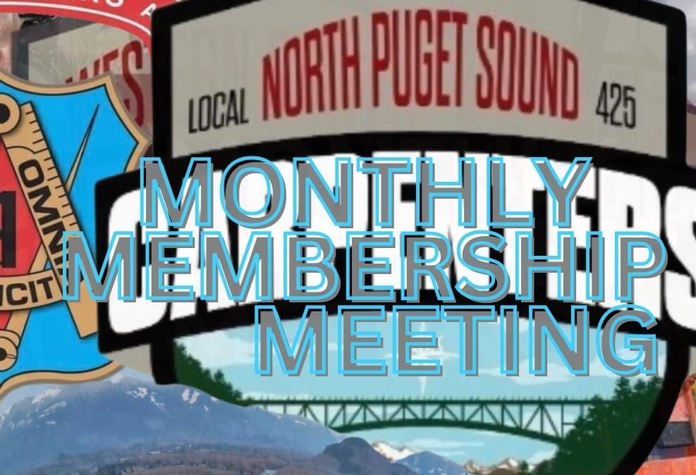 UBC local 425 monthly membership meeting