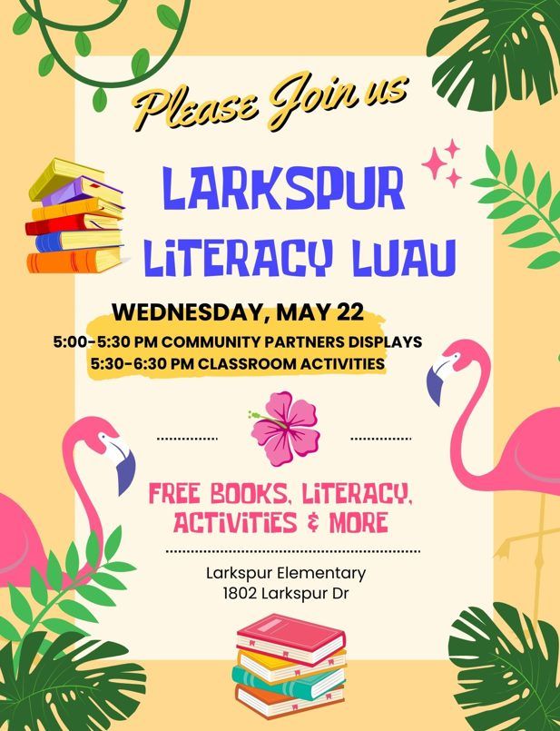Larkspur Literacy Luau
