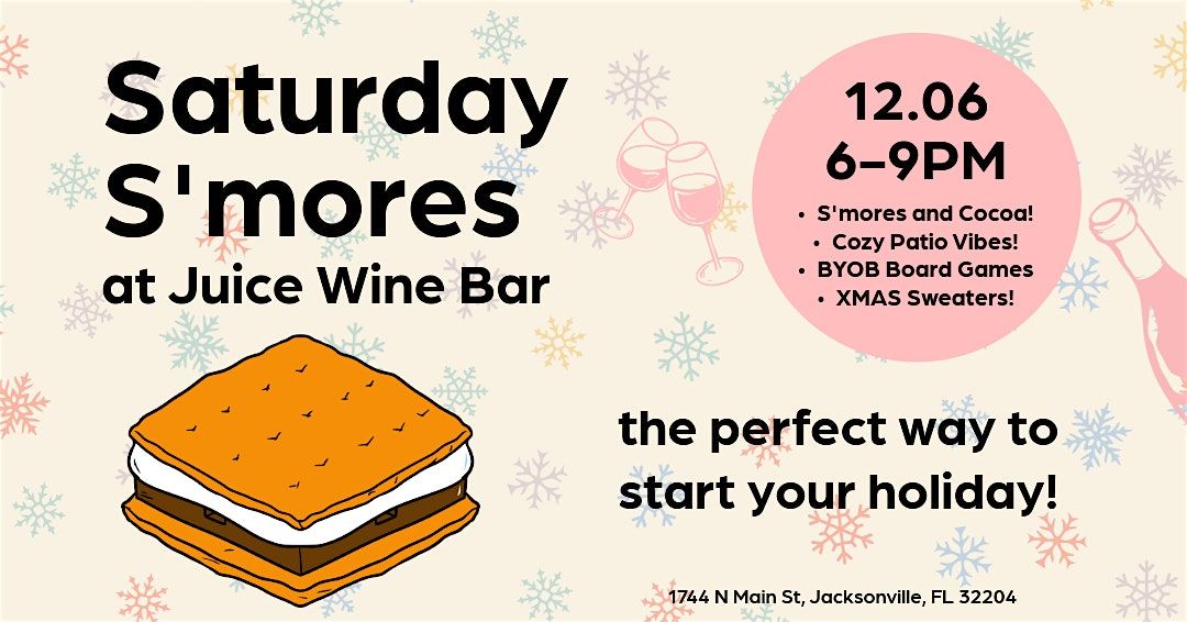 Saturday S'mores and Board Game Night!