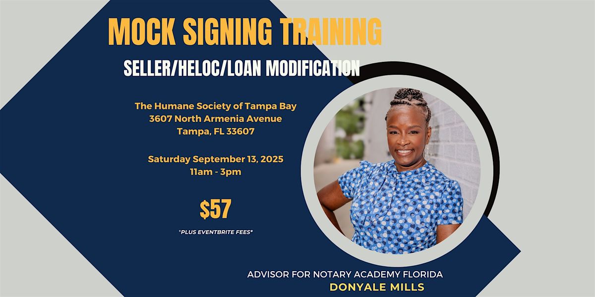 Mock Signing Training - Seller\/HELOC\/Loan Mod