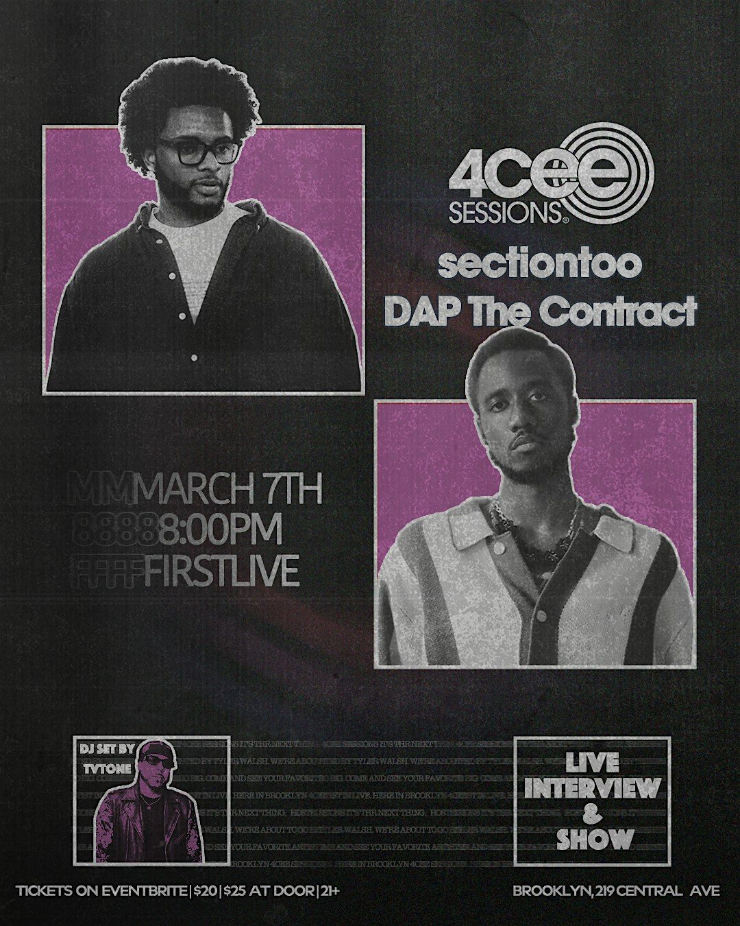 4Cee Sessions - sectiontoo and DAP The Contract