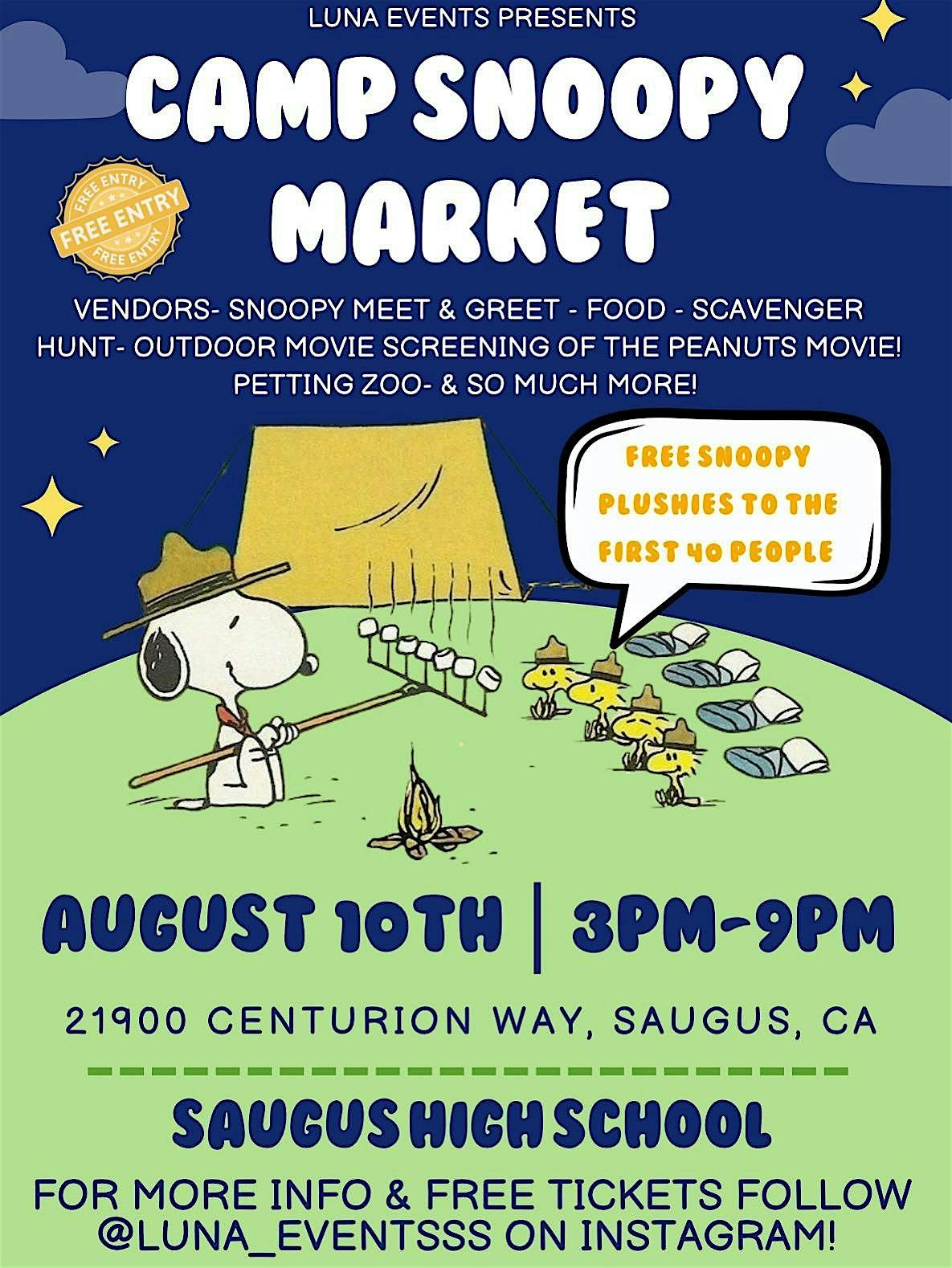 Camp Snoopy Market