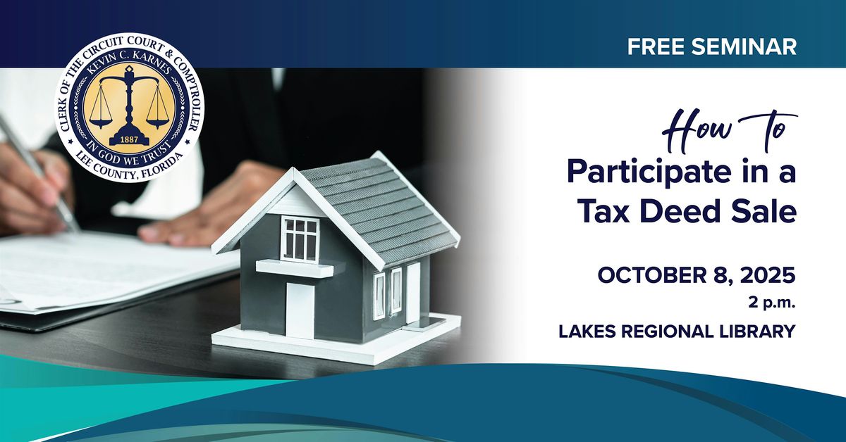 How To Participate in a Tax Deed Sale