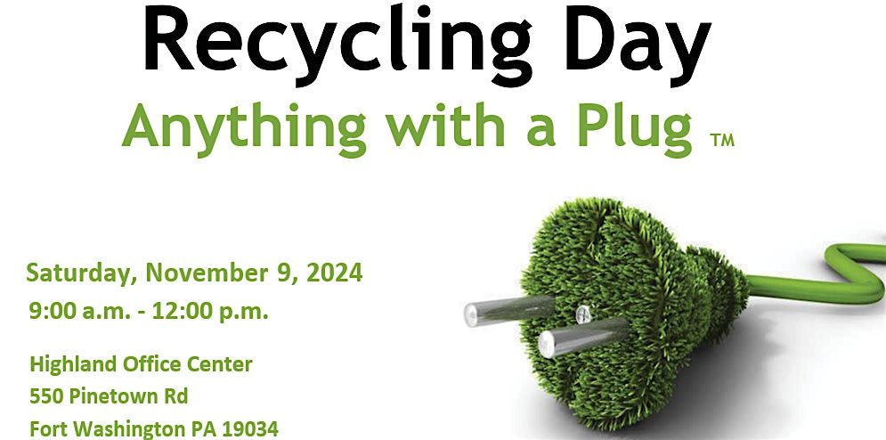 Electronics Recycling - Anything with a plug