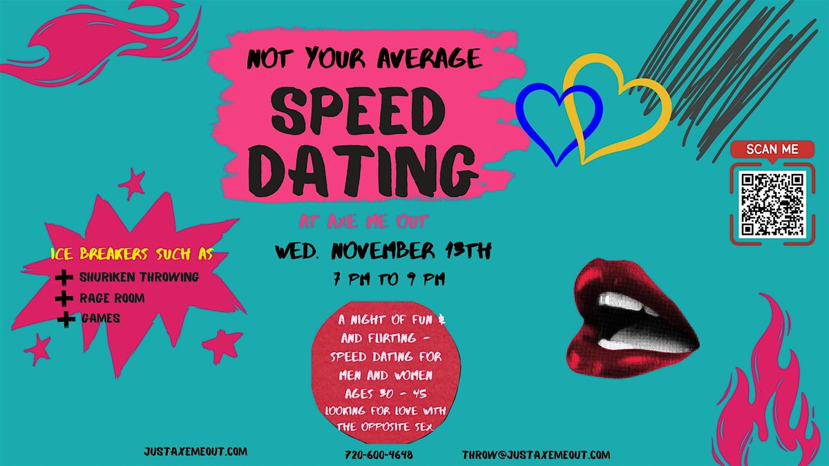 Not Your Average Speed Dating