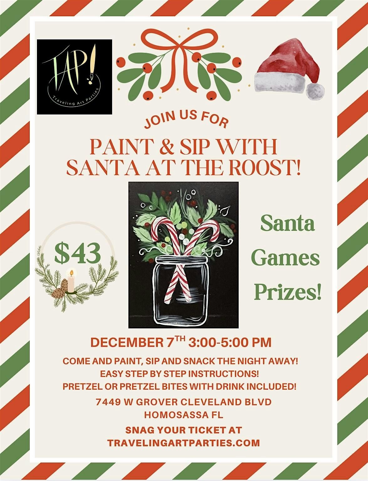 Sip & Paint With Santa