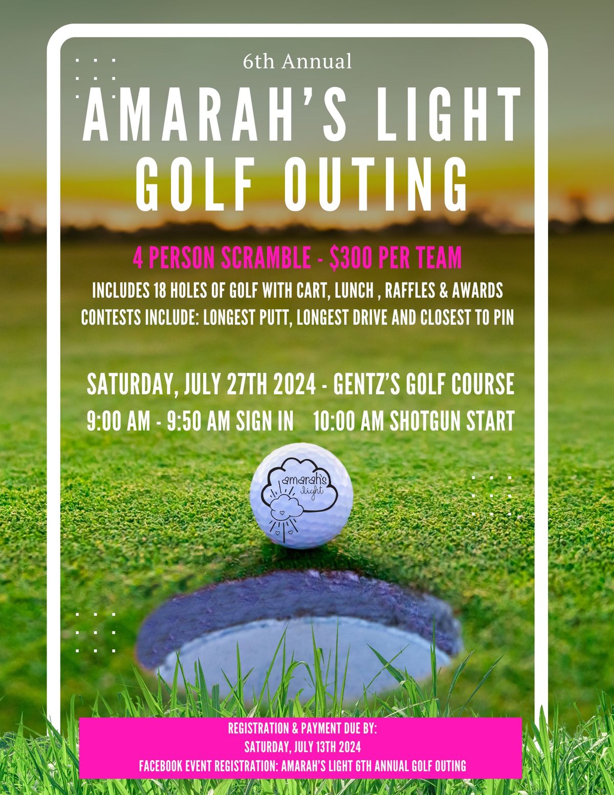 Amarah's Light 6th Annual Golf Outing