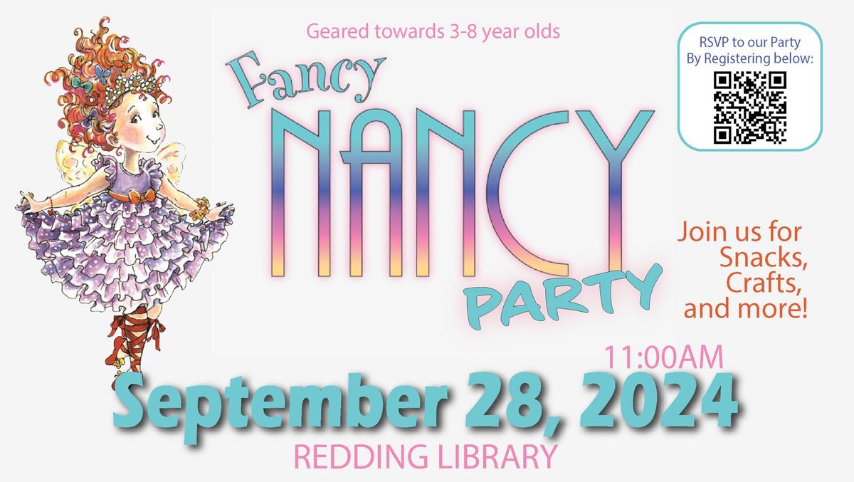 Fancy Nancy Party at the Redding Library