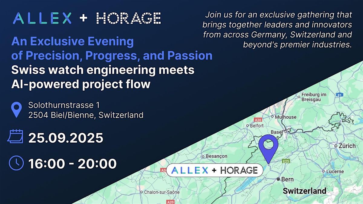 Allex.ai + Horage - An Event Worth Taking Time For!
