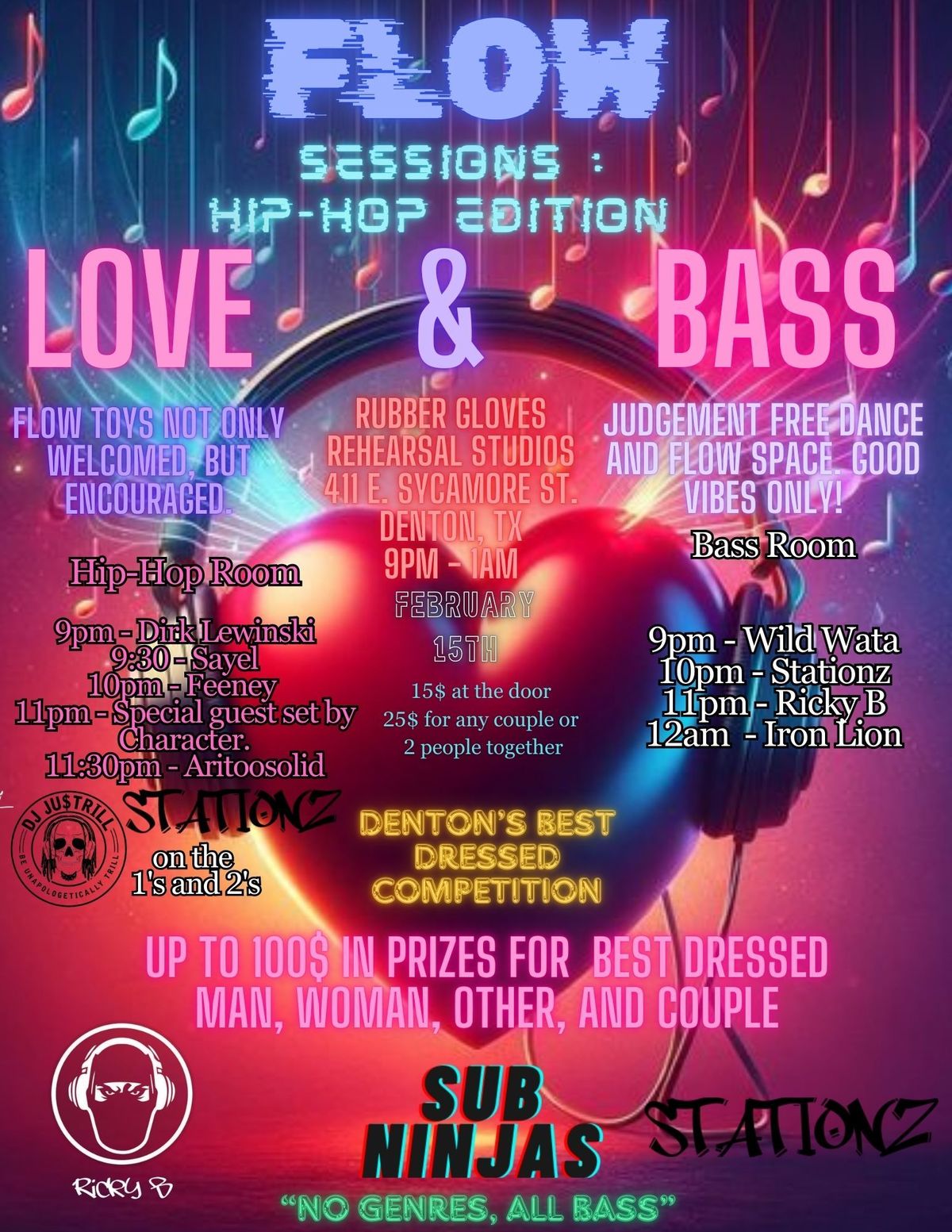 FLOW SESSIONS : LOVE & BASS (Hip-Hop edition)