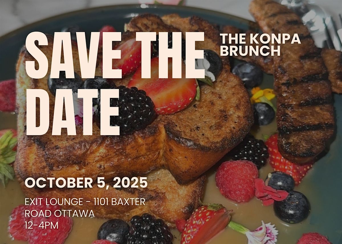 THE KONPA BRUNCH: Vini\u2019m Pal\u00e9\u2019w Ch\u00e9rie (Fall Edition)
