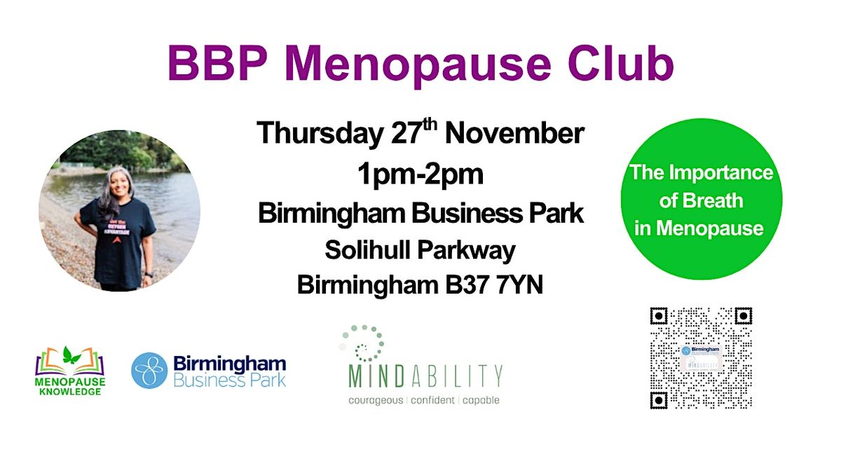 BBP Menopause Club - November