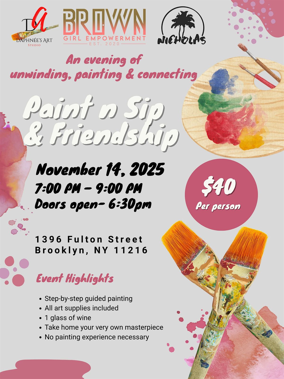 FRIENDSGIVING PAINT & SIP