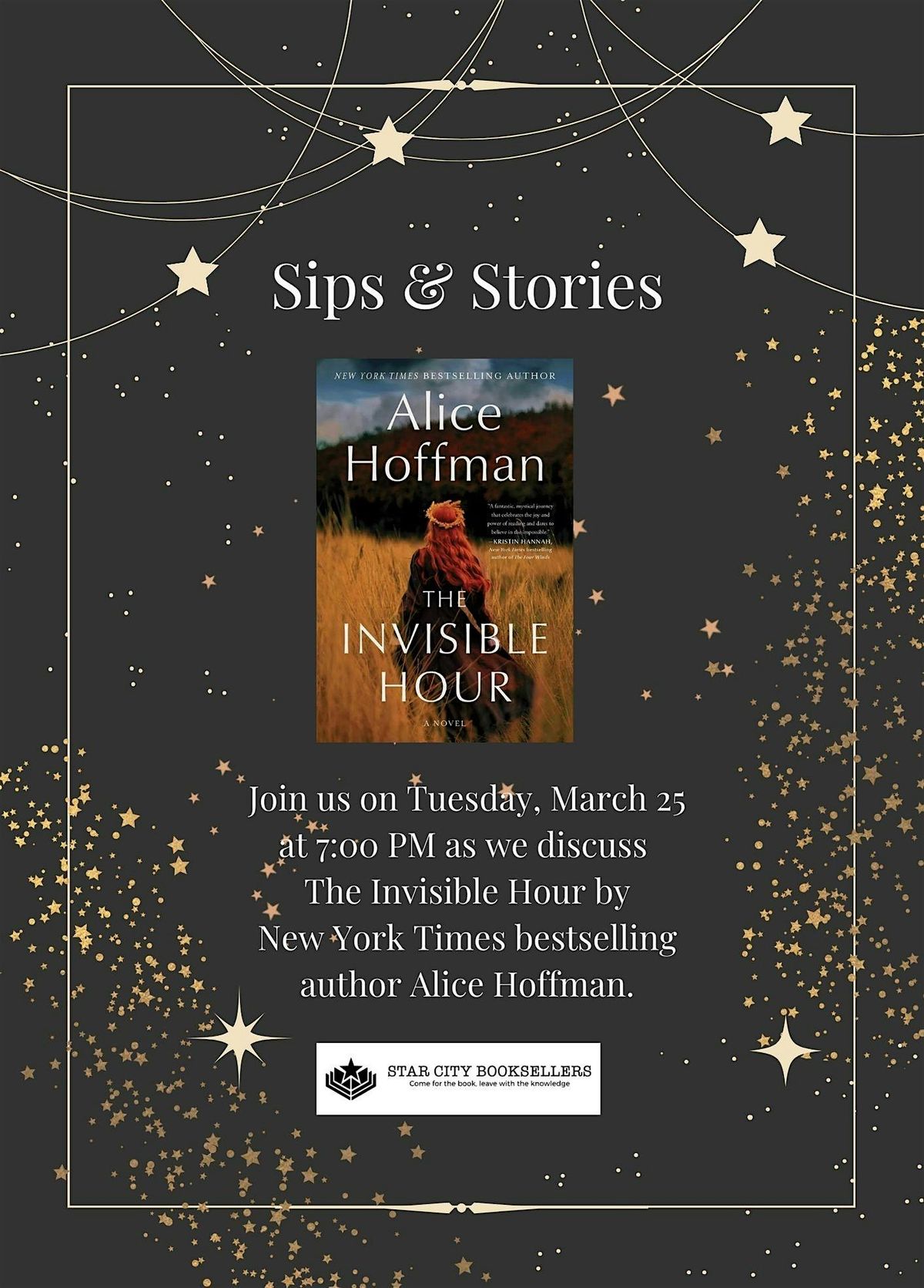 March Sips & Stories-The Invisible Hour