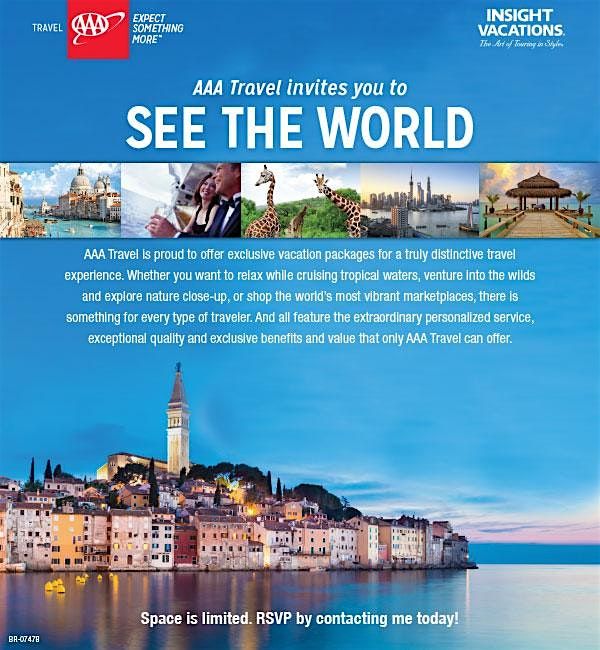 AAA Travel invites you to SEE THE WORLD with Insight Vacations