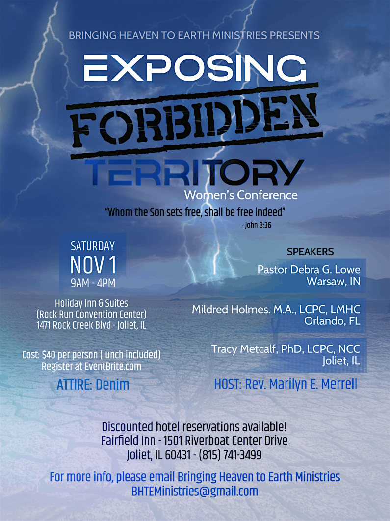 Exposing Forbidden Territory Women's Conference