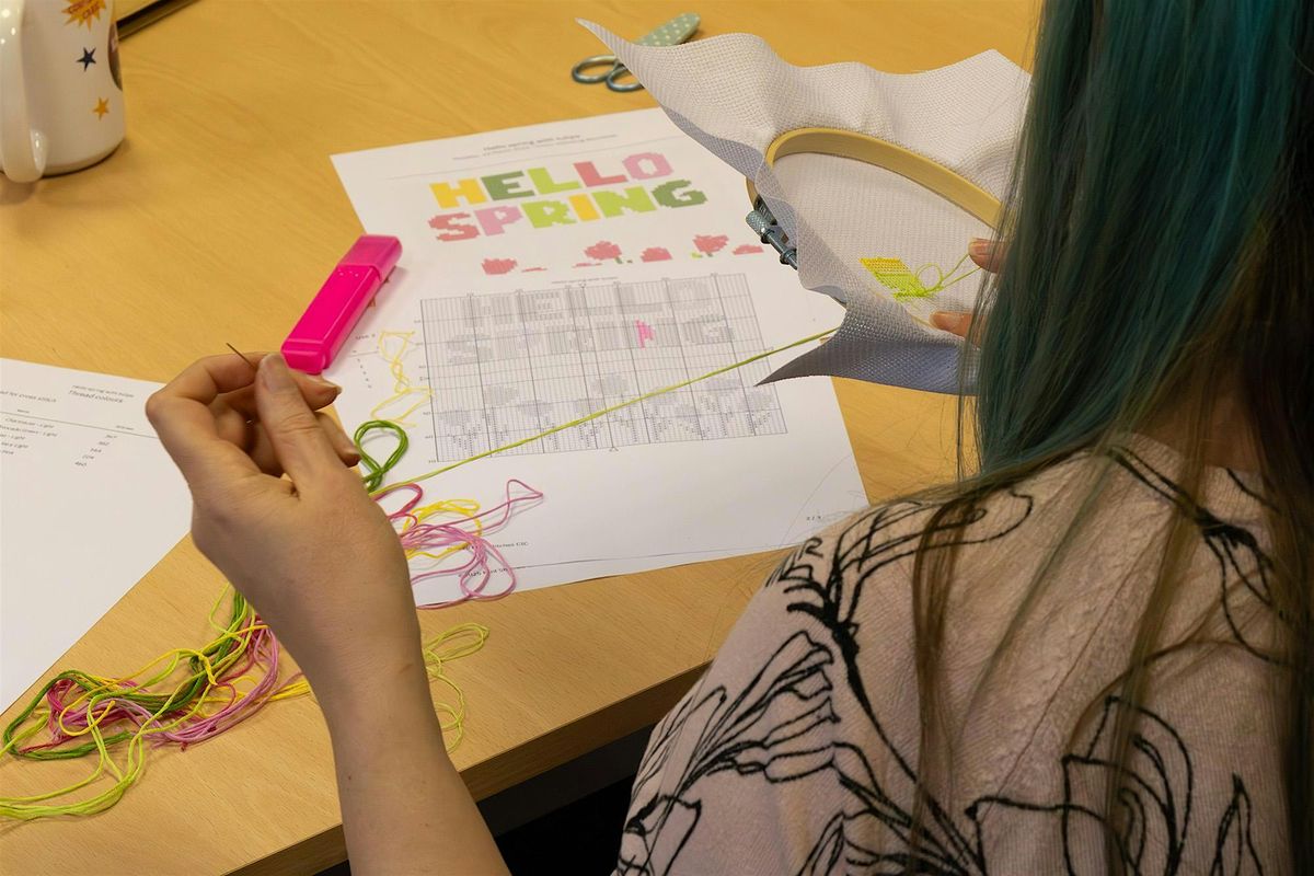 Creative Saturdays: Free Cross-stitching Workshops