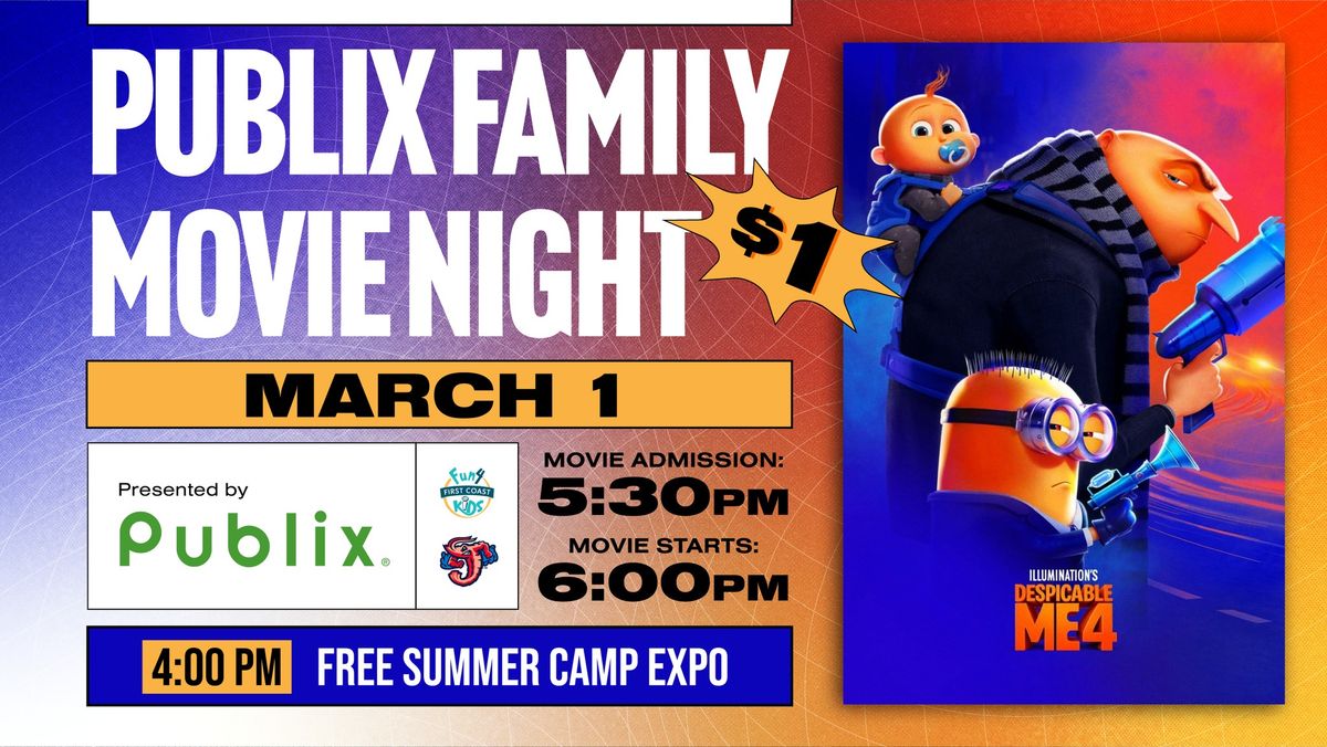 Publix $1 Family Movie Night - Despicable Me 4