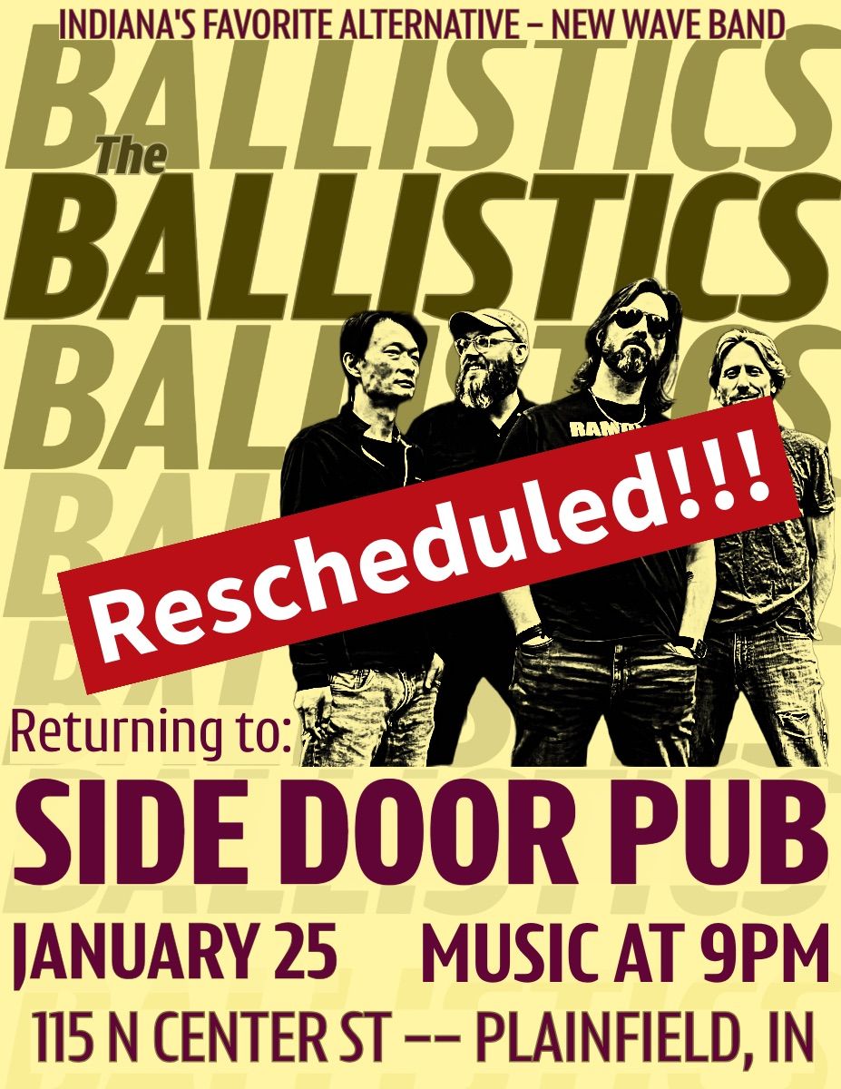 The Ballistics return to Side Door Pub 